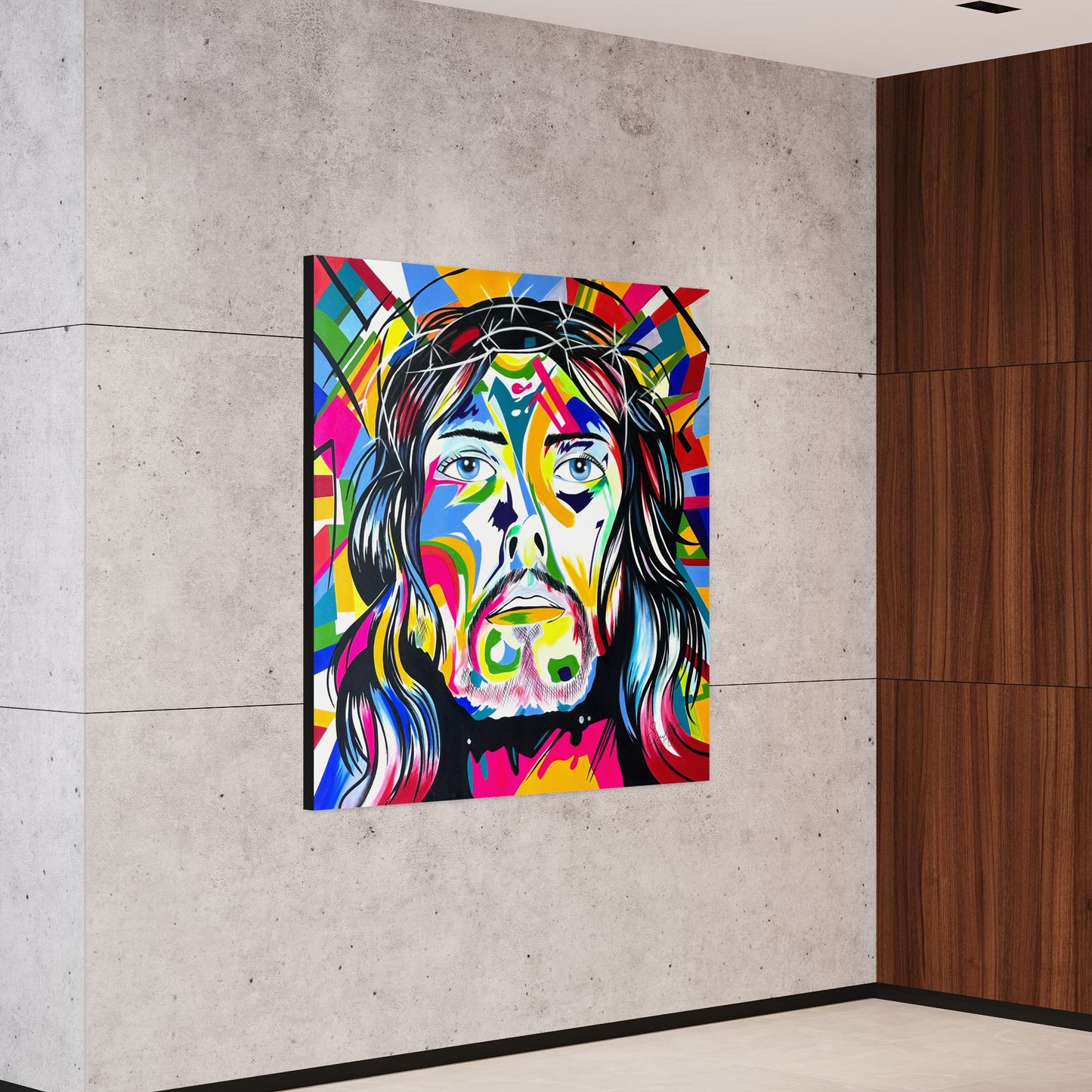 Pintura “ rostro de Jesus”