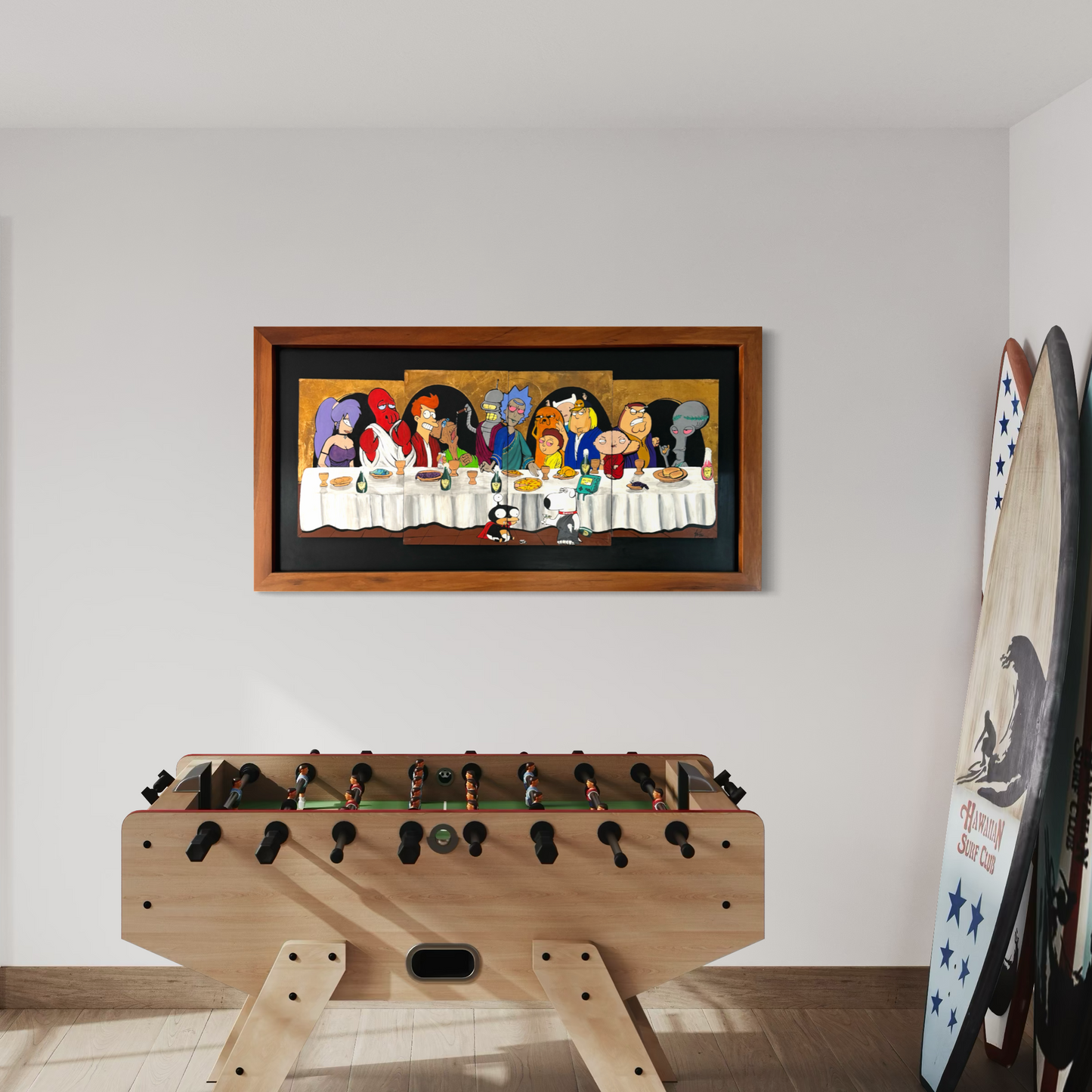 Obra “ Cena animada” (80x160cm)