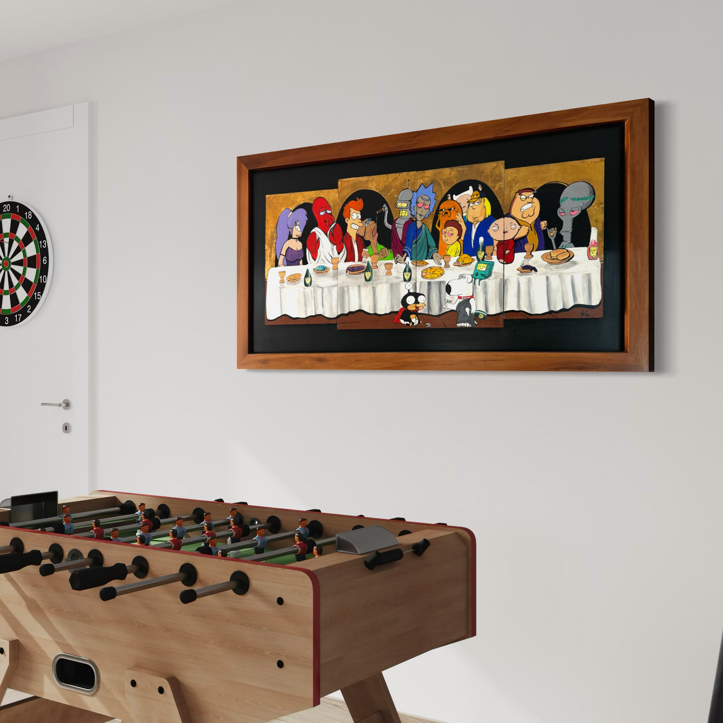 Obra “ Cena animada” (80x160cm)