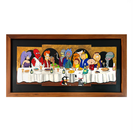 Obra “ Cena animada” (80x160cm)